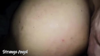 Sperm as a lube for daddy`s friend fucking me hard bareback and cum inside my ass too