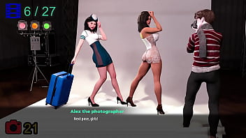Fashion Business - Beautiful Model Monica Photoshoot #2 - 3d game, 3d hentai, 60 FPS