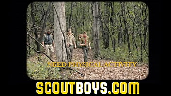ScoutBoys - Smooth, cute scout boy seduced & fucked raw by hairy DILF