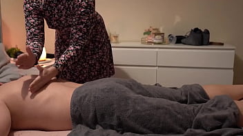 Masseuse Relieves ALL his Tension with a Creampie Happy Ending