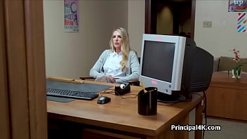 MILFs big racks bouncing on office desk while getting fucked