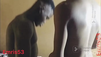 18yr old big tits Nigerian slut got railed hard