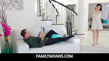 FamilyMoans - Stepdaughter Mia Moore gets caught by her strict stepdad Filthy Rich for meeting a guy secretly. Mia gets reprimanded by getting fucked