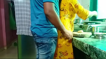 Indiano caldo bhabhi sesso in cucina