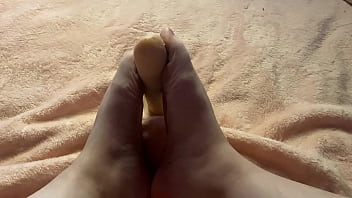 Slow foot job foot fetish video