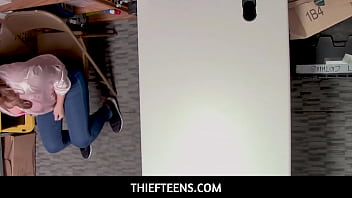 ThiefTeens - Store officer assfucks busty shoplifter