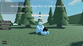 Femboy elf pounds me in the woods (roblox)