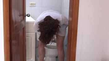 I love being recorded while I urinate after having fucked, compilation of several urinations