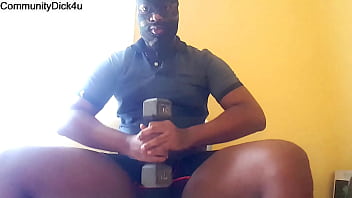 Nice gym work out. Black Man workout. Solo Male Talking. communitydick4u