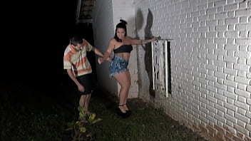 Victoria Dias takes iron from the gifted Big Bambu behind the house
