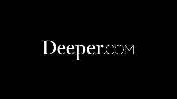Deeper. Bound & gagged model Jennifer gets anal creampie