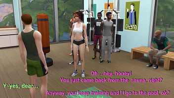 DDSims - Wife Fucked at Gym while Husband Watches - The Sims 4