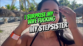 I surprised my wife fucking my stepsister.