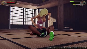 Faye vs. Dela (Naked Fighter 3D)