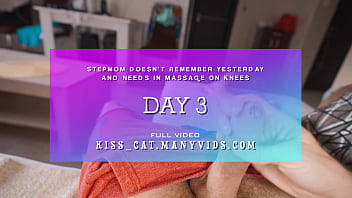 DAY 3 - Why step son fucks step mom's mouth? Risky oral creampie for hot step mother