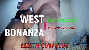 Lizeth Sucks My Cock - On Her Knees With Mouthful Of Cum