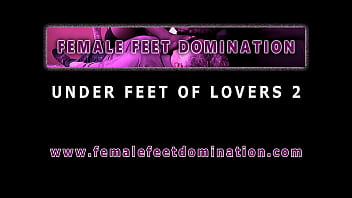 Unfaithful husband bound by his wife and lover double foot domination - Trailer
