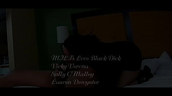 Promoção MILFs Love Black Dick com Lauren DeWynter, Sally O'Malley e Vicky Verona