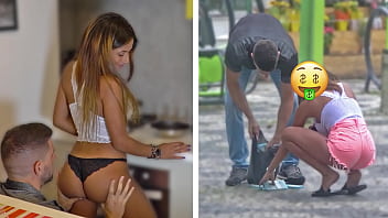 Сексуальная бразильская золотоискательница меняет свое отношение, когда видит его деньги