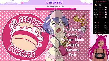 VTuber LewdNeko Plays Femboy Burgers