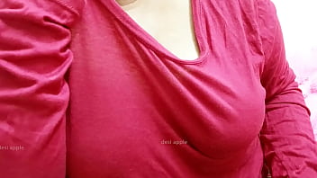 Sexy girlfriend showing boobs