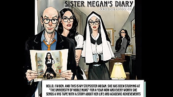 Sister Megan Diary: Nun Megan Teases Stepbrother With Her Feet / Comic Animated