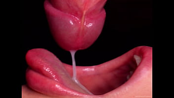 Primer plano: Impresionante CHUPAR la boca - ASMR Mamada