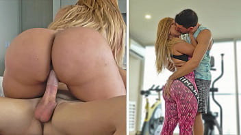 Enorme Booty Gym Girl tem o melhor sexo de todos os tempos