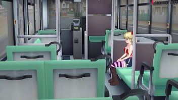 Airi Akizuki POV sexo no ônibus | 4 | Oni chique | ahegao loira fofa passo público | Completo e POV em Sheer e PTRN: Fantasyking3