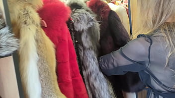 One video - 10 different outlooks! Choose your favourite fur coat! Dream fuck in fur coats! (TEASER)