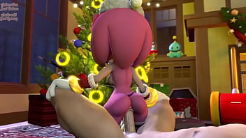 Cute and hairy Amy Rose