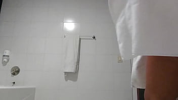 Hidden camera catches my stepmother pissing