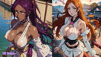 Orihime and Yoruichi want to make you a baby ~~ ? [JOI, Fap to the beat, 2 cum points] [Commission]