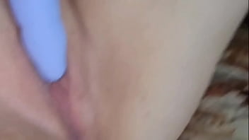 Bbw Pussy squelches from masturbation with a dildo
