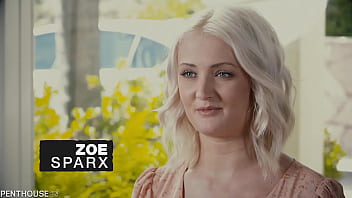 PenthouseGold.com - La nueva estrella porno Zoe Sparx recibe un facial desordenado después de follar en una película