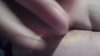 Fucking my creamy pussy with huge dildo