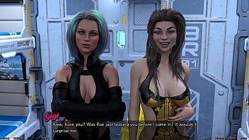 Stranded In Space #3 - Competition between Milfs and Teens