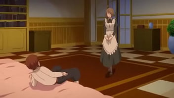 [Hentai] Maids "serve" a young hero