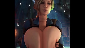 [Fallout] Trishka mostra as habilidades Tittyfuck de seu Vault Suit!