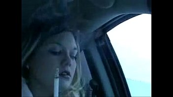 Goddess Nikki Smoking VS120 and Driving
