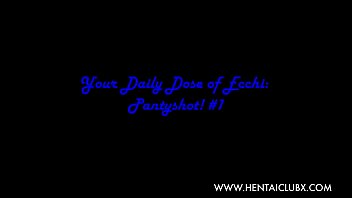 hentai Your Daily Dose of Ecchi Pantyshot Video 11 ecchi